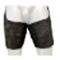 Tracers Dyneema Leg Cuffs (Attachable) for Harness L White