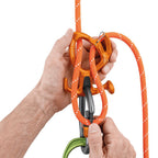 Petzl Pirana Guide Descender in use