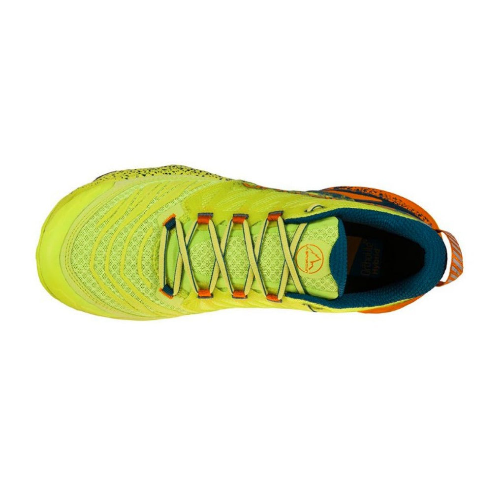 La Sportiva Akasha II Lime Punch/Hawaiian Sun top view