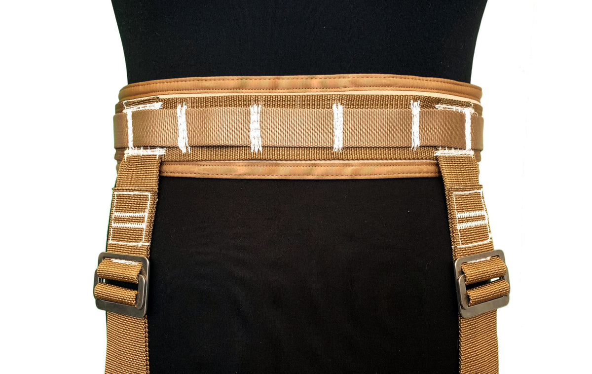Tracers Hong Kong Multi-point nylon harness, beige, rear view