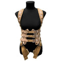 Tracers women's multi-point stunt vest, beige, front view