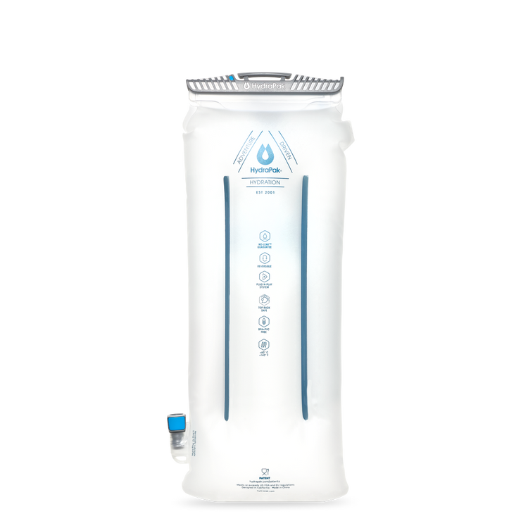HydraPak Contour 3L Clear reservoir, back view